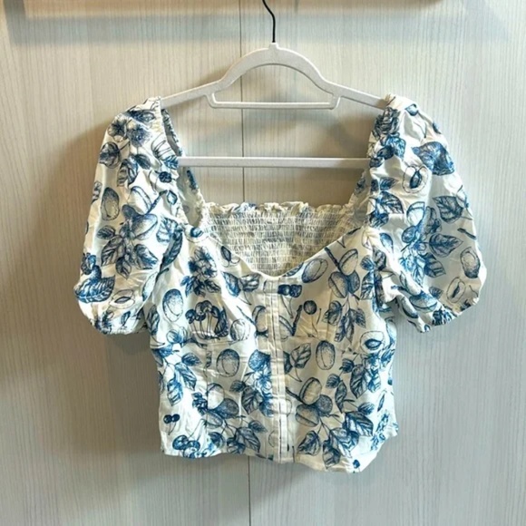 Rachel Zoe Sustainable Linen Blend Corset Top - Picture 2 of 2